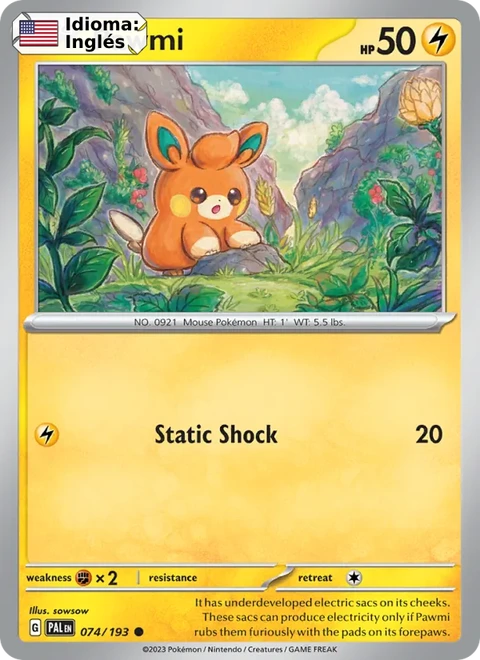 Pawmi (074) — Paldea Evolved
